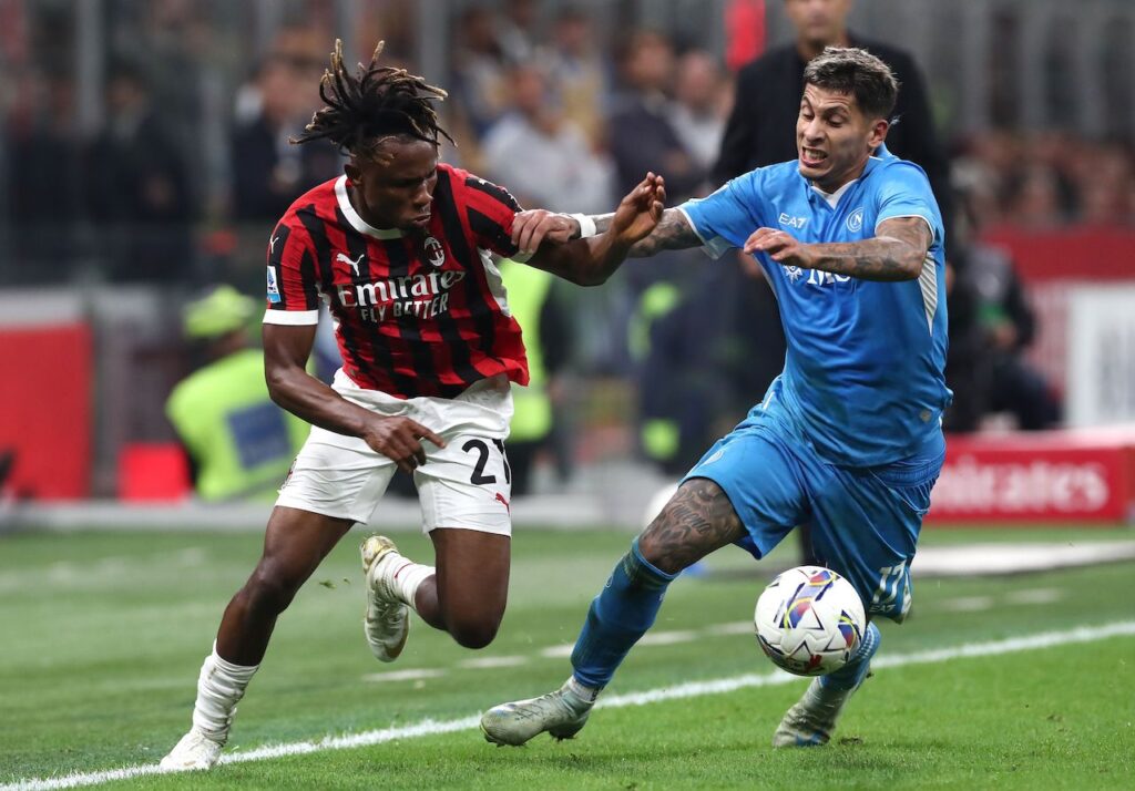 Samuel Chukwueze AC Milan Milan-Napoli 0-2 Serie A 2024-2025