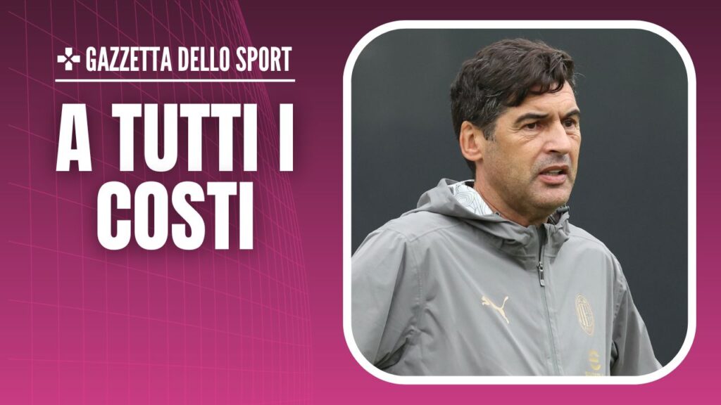 Milan-Napoli Serie A 2024-2025 Fonseca