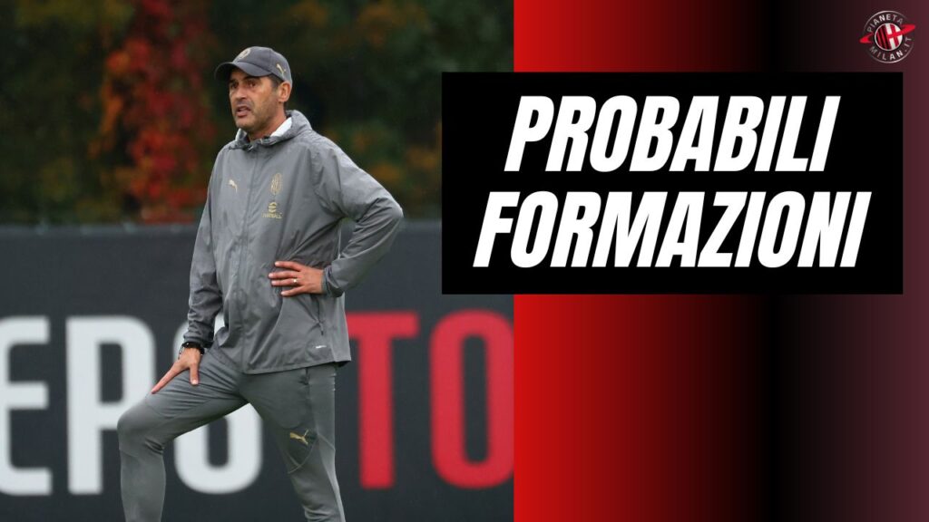 Probabili formazioni Milan-Udinese Serie A News