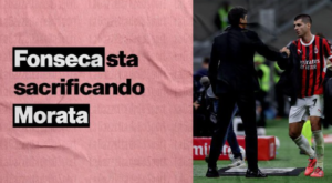 Milan, Morata tira pochissimo: dipende tutto da Fonseca | VIDEO (screen Gazzetta.it)
