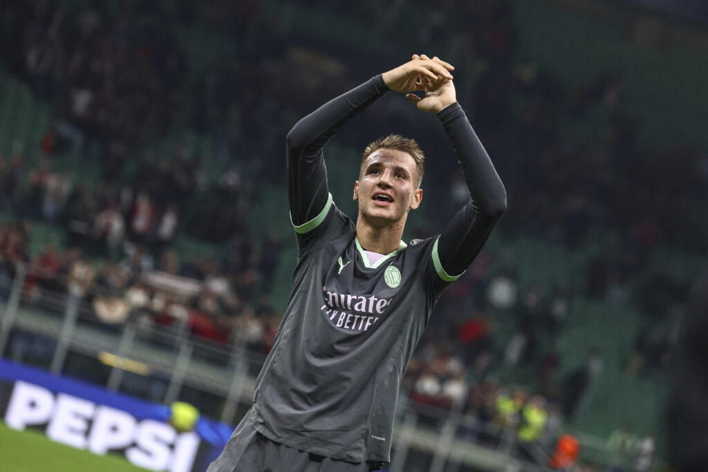 Francesco Camarda Milan-Bruges 3-1 Champions League News