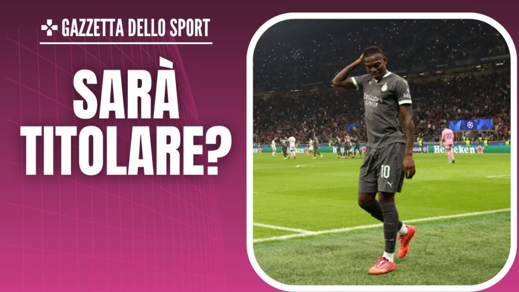 Rafael Leao AC Milan Milan-Bruges 3-1 Champions League 2024-2025