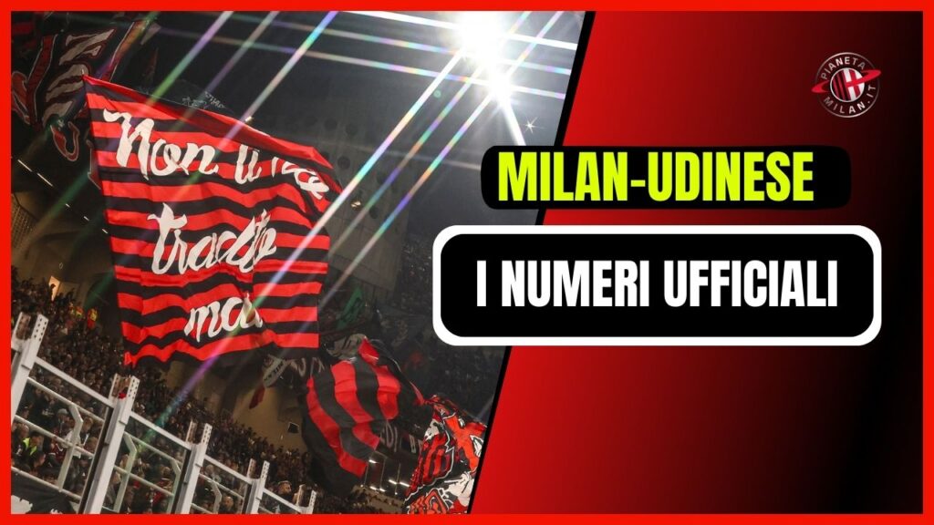 Milan-Udinese Serie A 2024-2025 spettatori San Siro