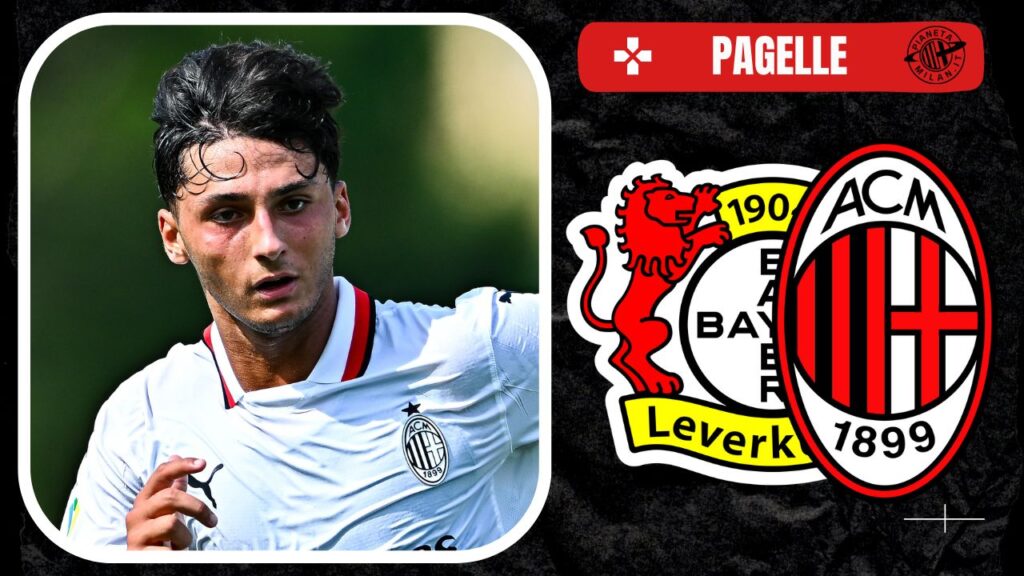 Alessandro Bonomi, calciatore Milan Primavera, in Bayer Leverkusen-Milan di Youth League (getty images)