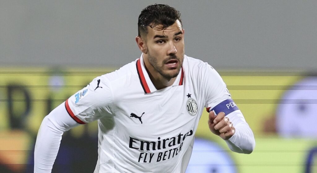 Theo Hernández AC Milan Fiorentina-Milan 2-1 Serie A 2024-2025