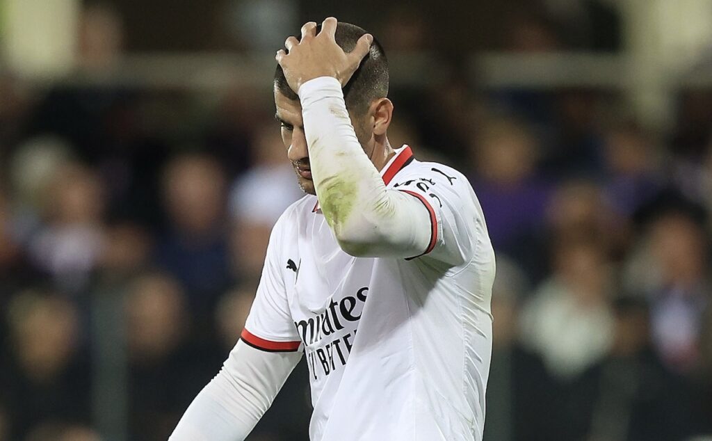 Álvaro Morata AC Milan Fiorentina-Milan 2-1 Serie A 2024-2025