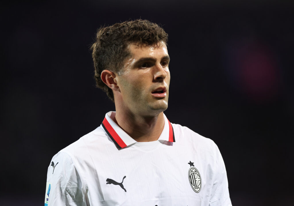 Christian Pulisic AC Milan Fiorentina-Milan 2-1 Serie A 2024-2025