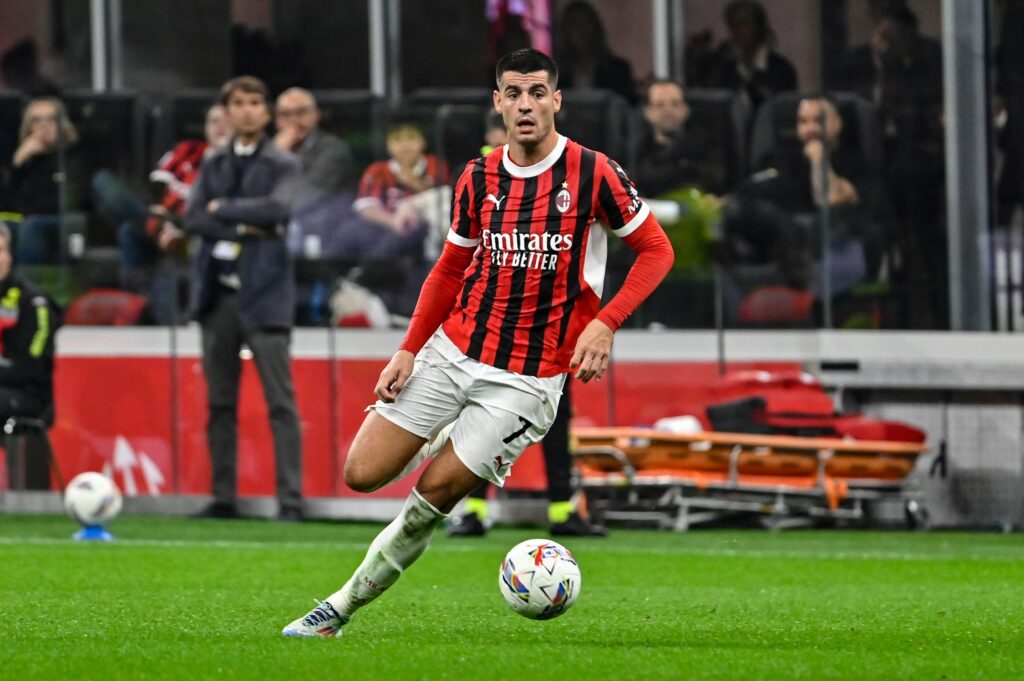 Alvaro Morata Milan-Napoli 0-2 Serie A News 2024-25