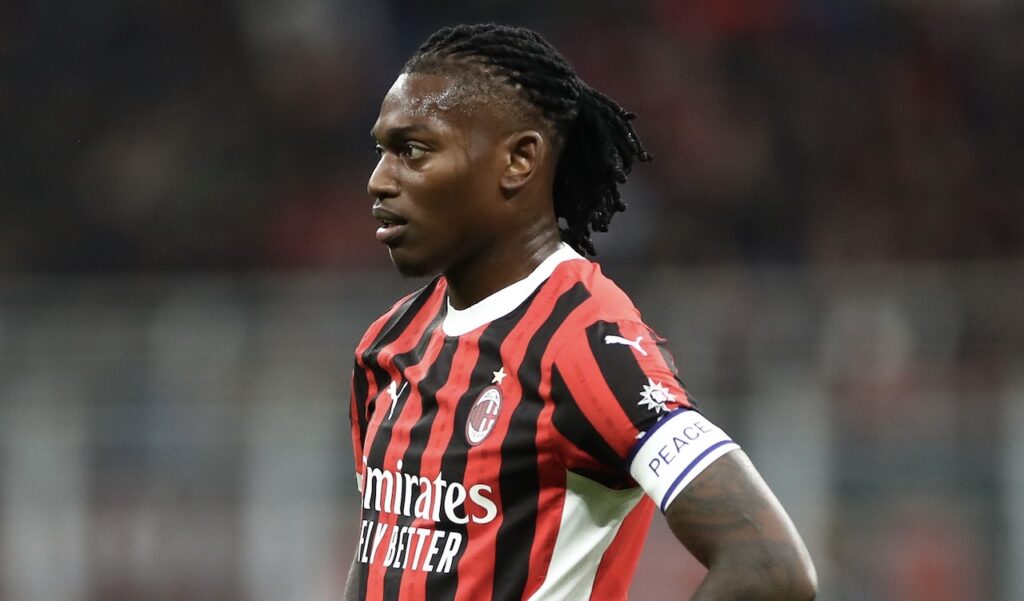 Rafael Leao attaccante AC Milan Milan-Lecce 3-0 Serie A 2024-2025