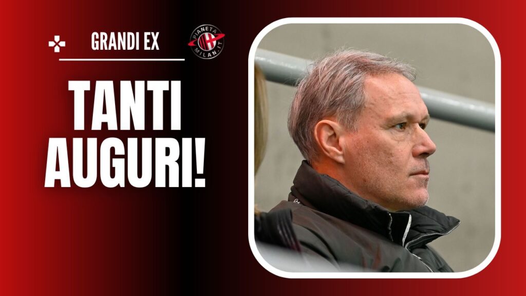 AC Milan compleanno van Basten