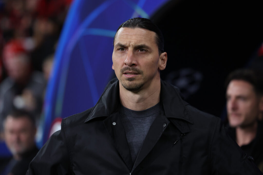 Zlatan Ibrahimovic AC Milan Bayer Leverkusen-Milan 1-0 Champions League 2024-2025