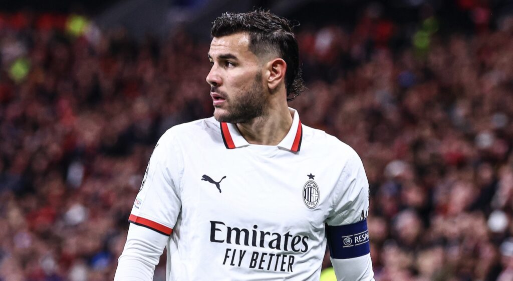 Theo Hernández AC Milan Bayer Leverkusen-Milan 1-0 Champions League 2024-2025