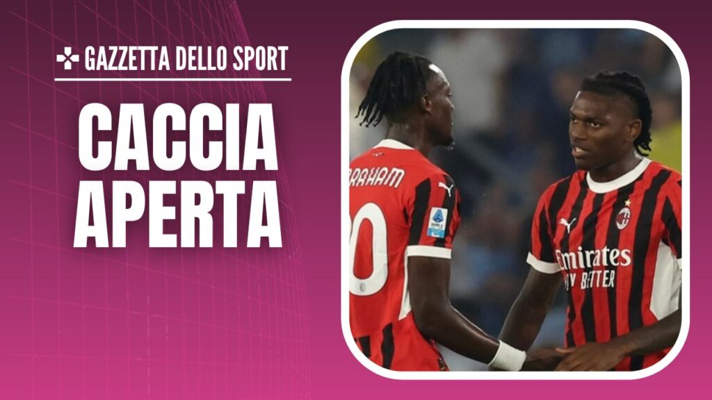 Fiorentina-Milan Serie A 2024-2025 Abraham Leao