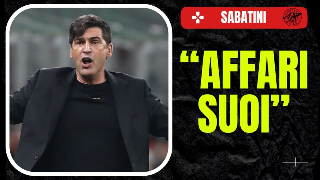 Paulo Fonseca AC Milan Milan-Napoli 0-2 Serie A 2024-2025