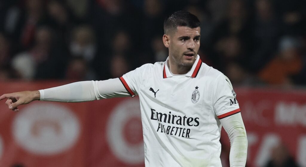 Álvaro Morata AC Milan Monza-Milan 0-1 Serie A 2024-2025