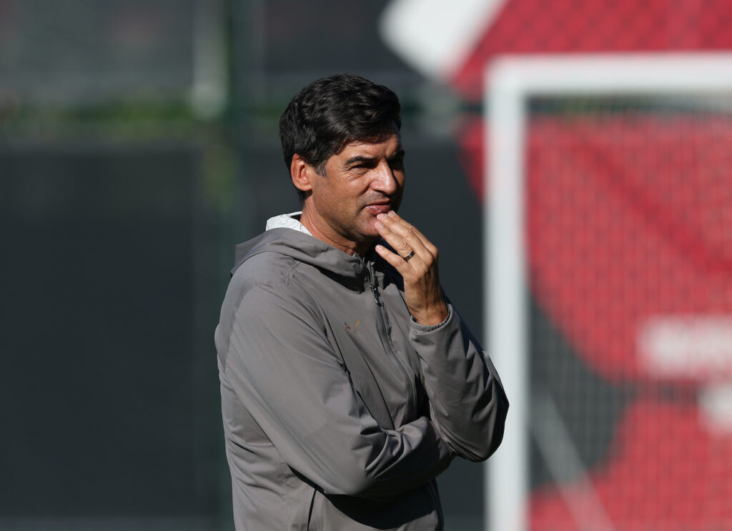 Paulo Fonseca AC Milan allenamento Milanello