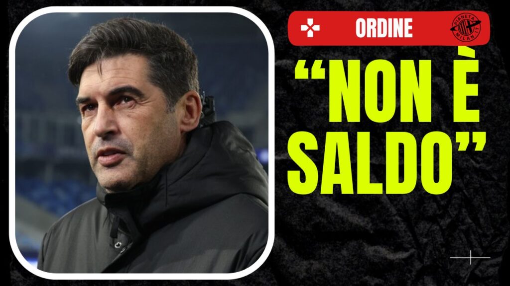 Paulo Fonseca AC Milan Slovan Bratislava-Milan Champions League 2024-2025