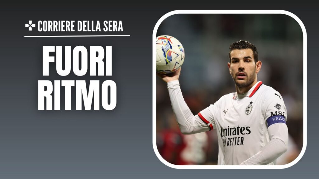 Theo Hernández AC Milan Cagliari-Milan 3-3 Serie A 2024-2025