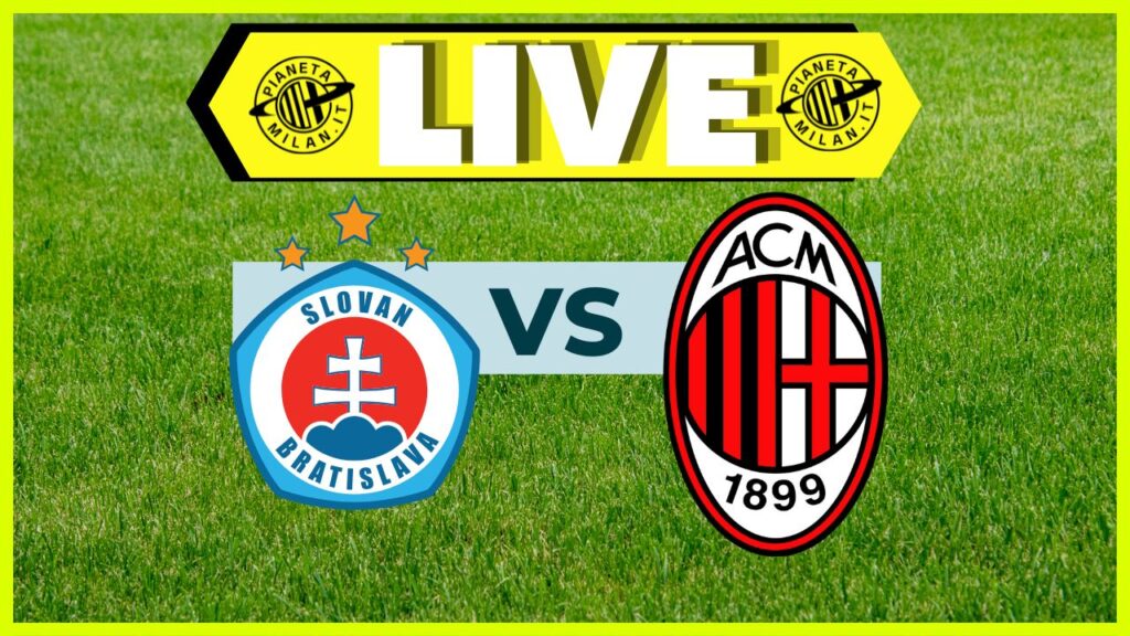 Live partita slovan milan youth league 26-11- DATA PianetaMilan.it