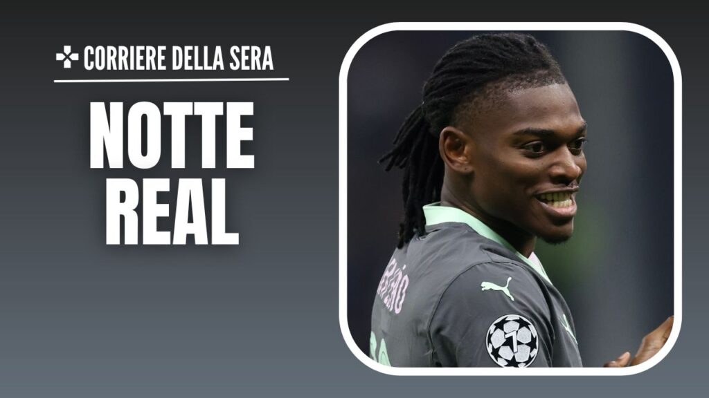 Real Madrid-Milan Champions League 2024-2025 Rafael Leao