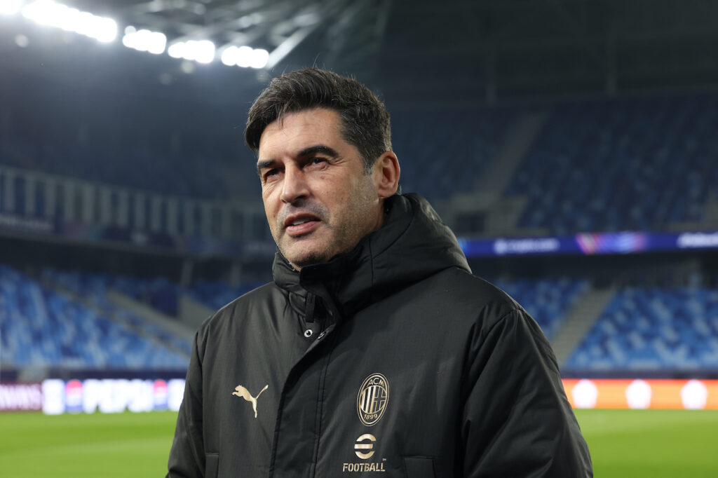 Paulo Fonseca AC Milan Slovan Bratislava-Milan Champions League 2024-2025