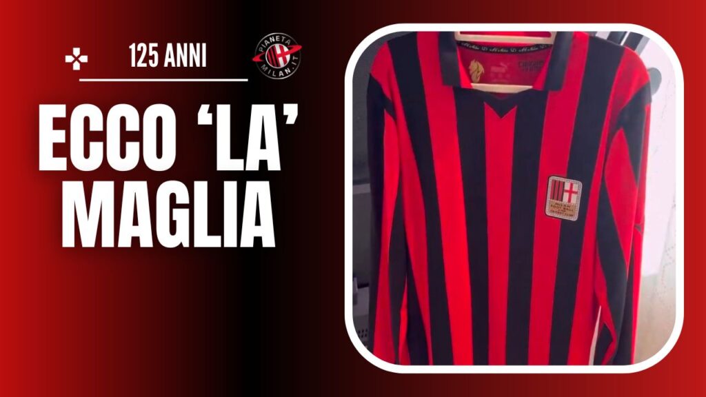 Maglia AC Milan 125 anni