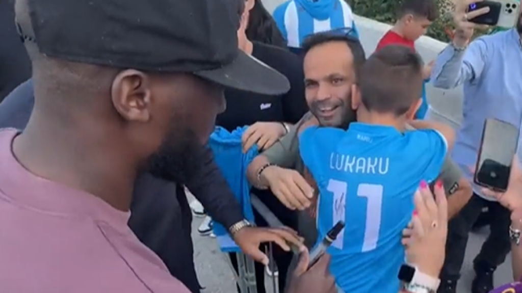Napoli Lukaku bambino