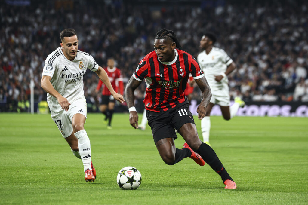 Rafael Leao AC Milan Real Madrid-Milan 1-3 Champions League 2024-2025