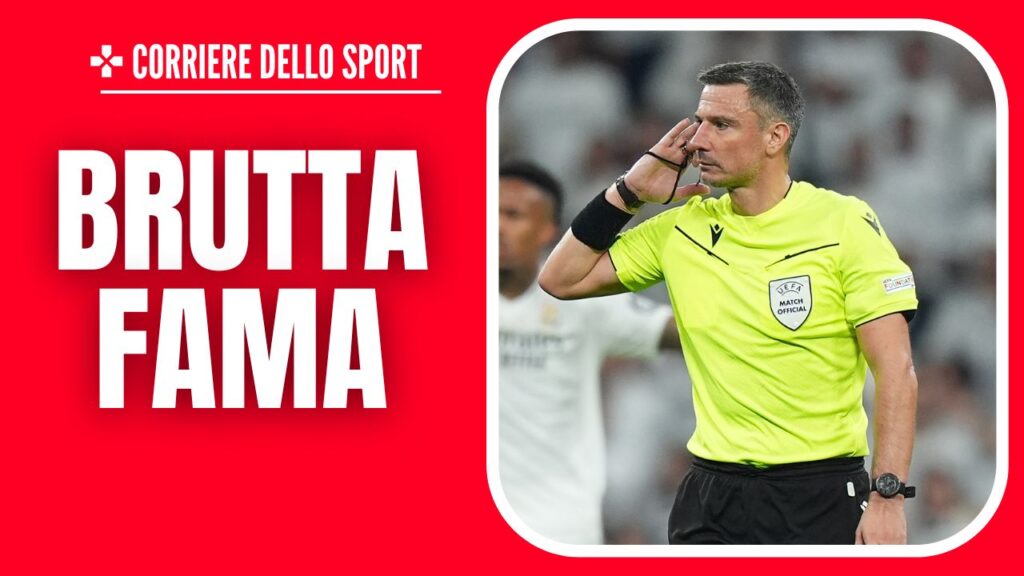 Moviola LIVE Real Madrid-Milan Champions League 2024-2025 arbitro Slavko Vincic
