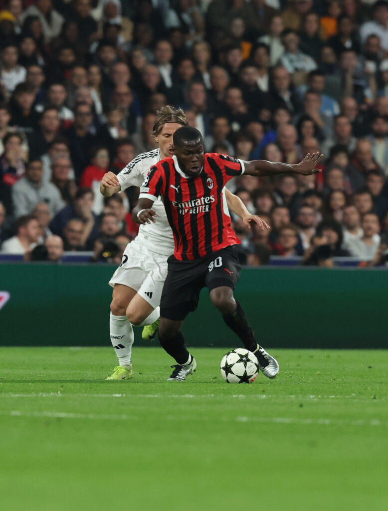 Yunus Musah AC Milan Real Madrid-Milan 1-3 Champions League 2024-2025