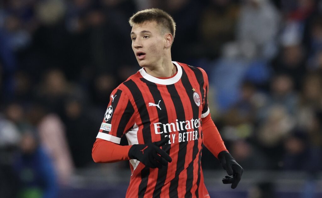 Francesco Camarda AC Milan Slovan Bratislava-Milan 2-3 Champions League 2024-2025