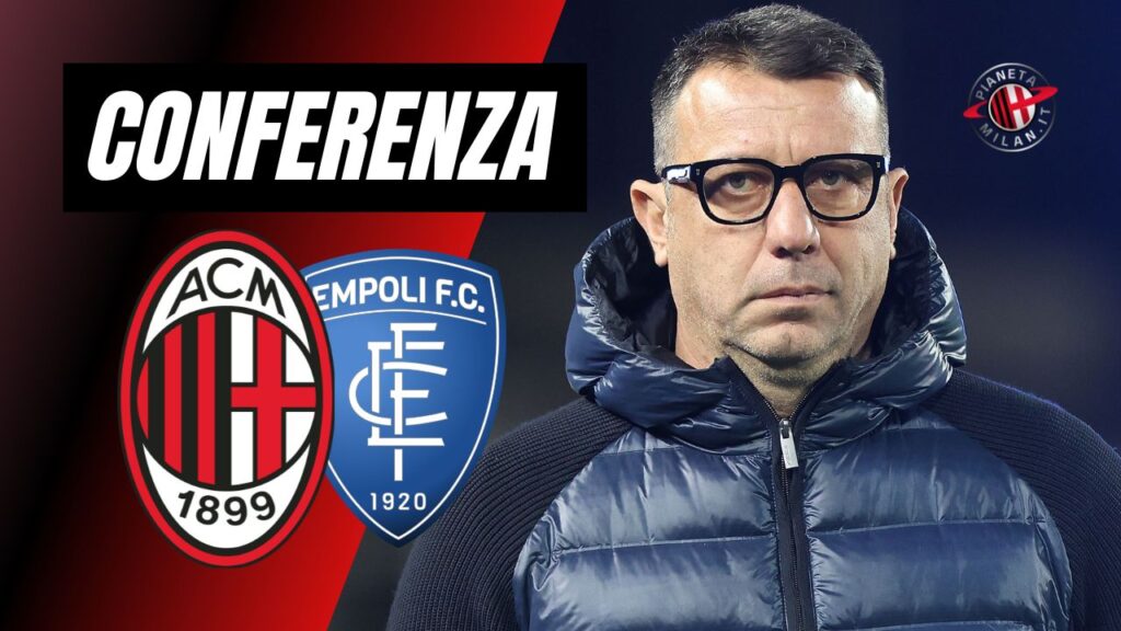 Conferenza Stampa Roberto D'Aversa Milan-Empoli Serie A 2024-2025