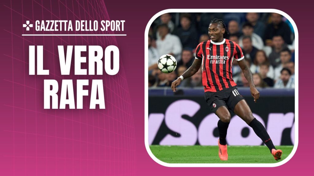 Rafael Leao AC Milan Real Madrid-Milan 1-3 Champions League 2024-2025