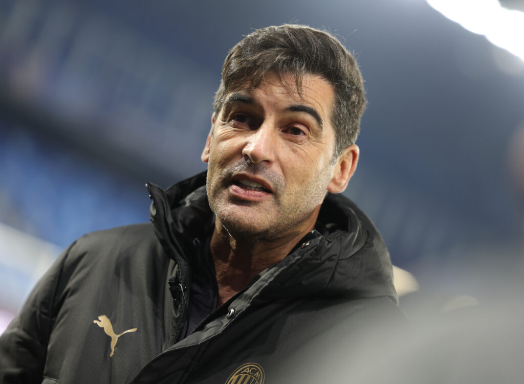Paulo Fonseca Slovan Bratislava-Milan Champions League 2024-25