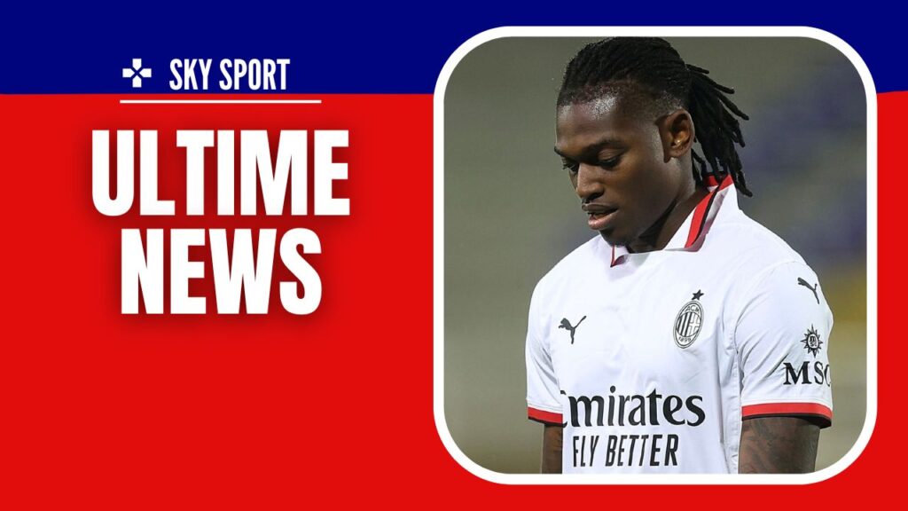 Monza-Milan Serie A 2024-2025 Rafa Leao