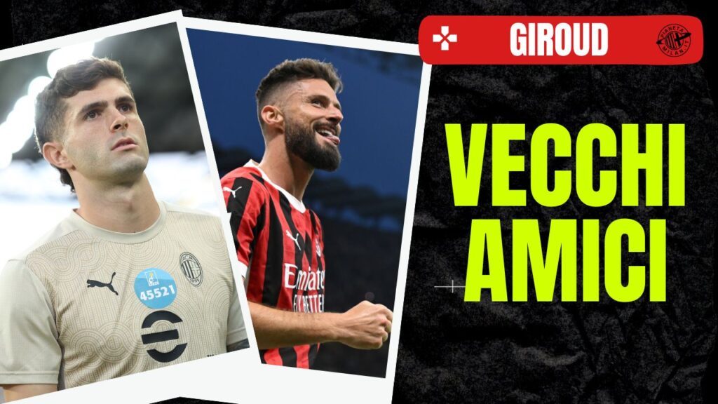 Giroud Pulisic AC Milan Milan-PSG 2-1 Champions League 2023-2024