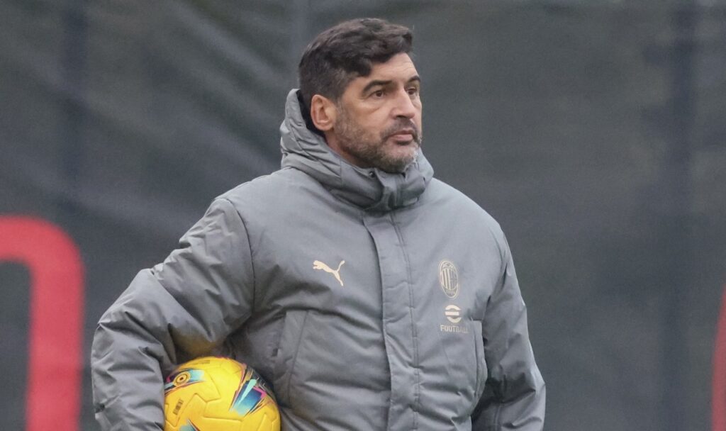 Paulo Fonseca AC Milan allenamento Milanello