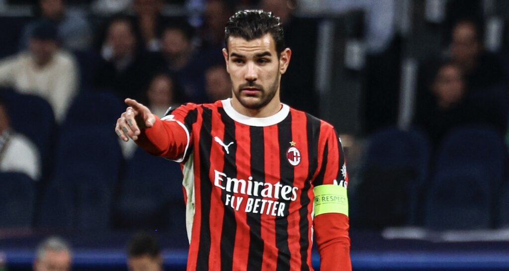 Theo Hernández AC Milan Real Madrid-Milan 1-3 Champions League 2024-2025