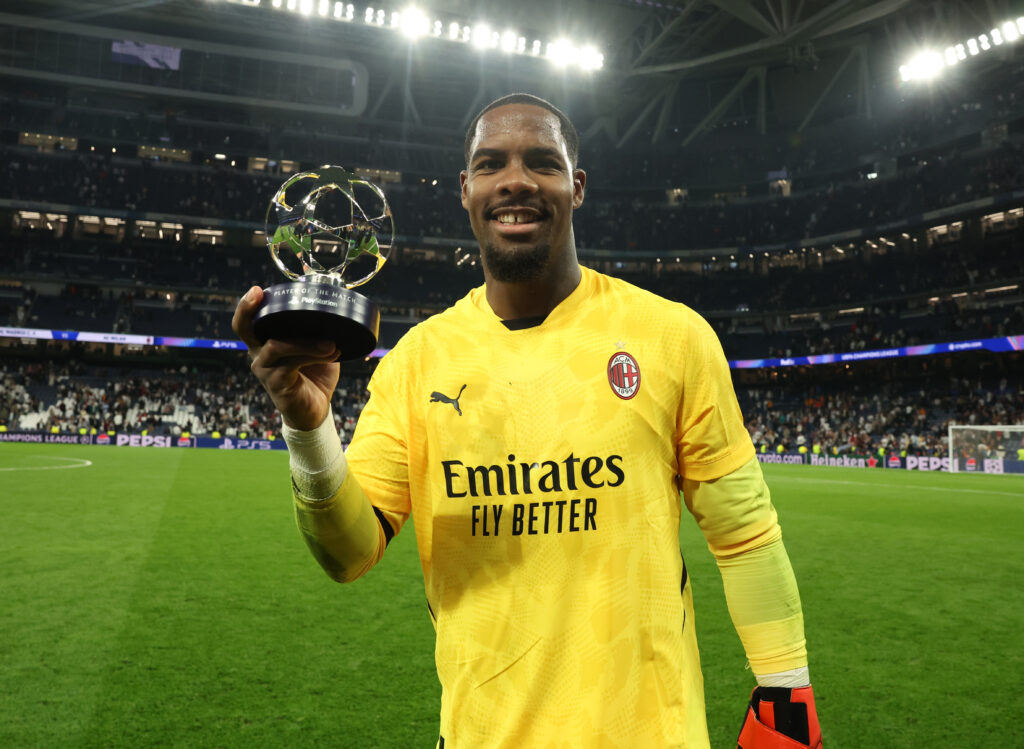 Mike Maignan AC Milan Real Madrid-Milan 1-3 Champions League 2024-2025