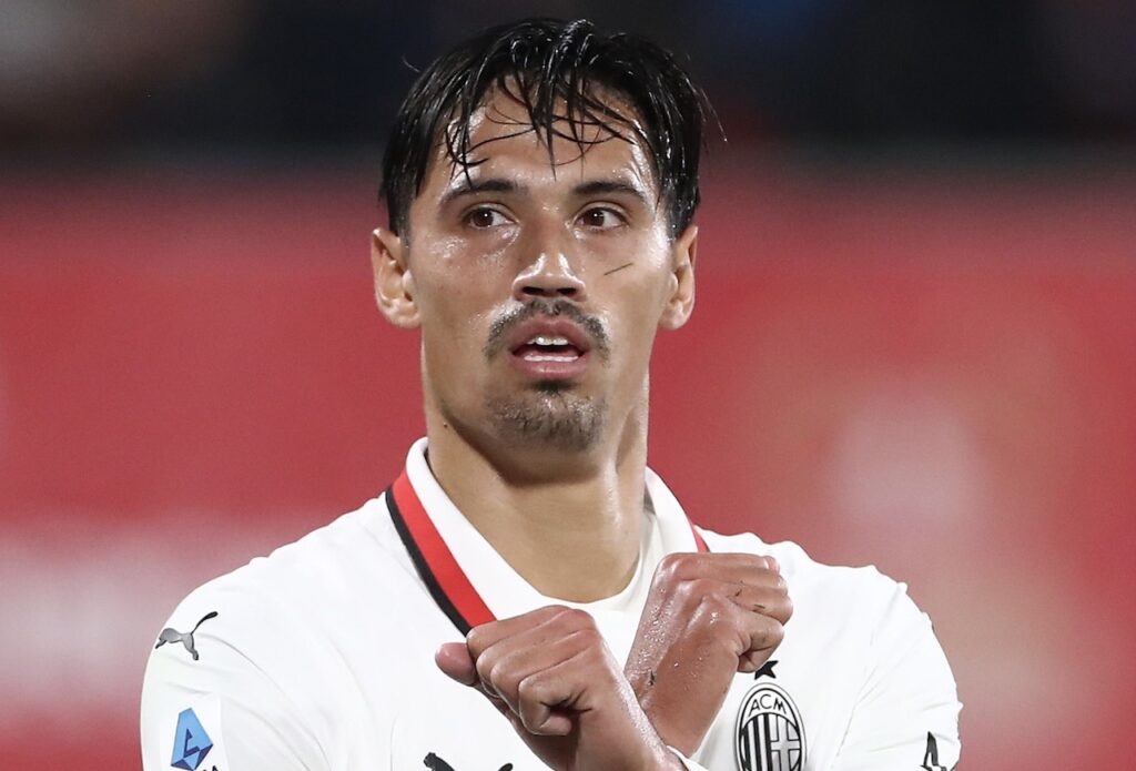 esultanza gol Tijjani Reijnders AC Milan Monza-Milan 0-1 Serie A 2024-2025