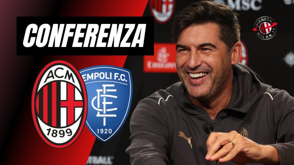 Conferenza Stampa LIVE Paulo Fonseca AC Milan Milan-Empoli Serie A 2024-2025