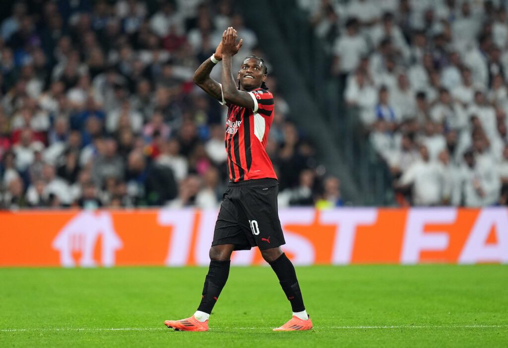 Rafael Leao AC Milan Real Madrid-Milan 1-3 Champions League 2024-2025