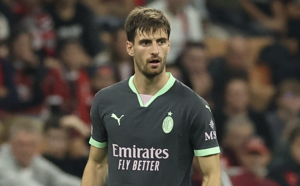 Matteo Gabbia AC Milan Milan-Bruges 3-1 Champions League 2024-2025