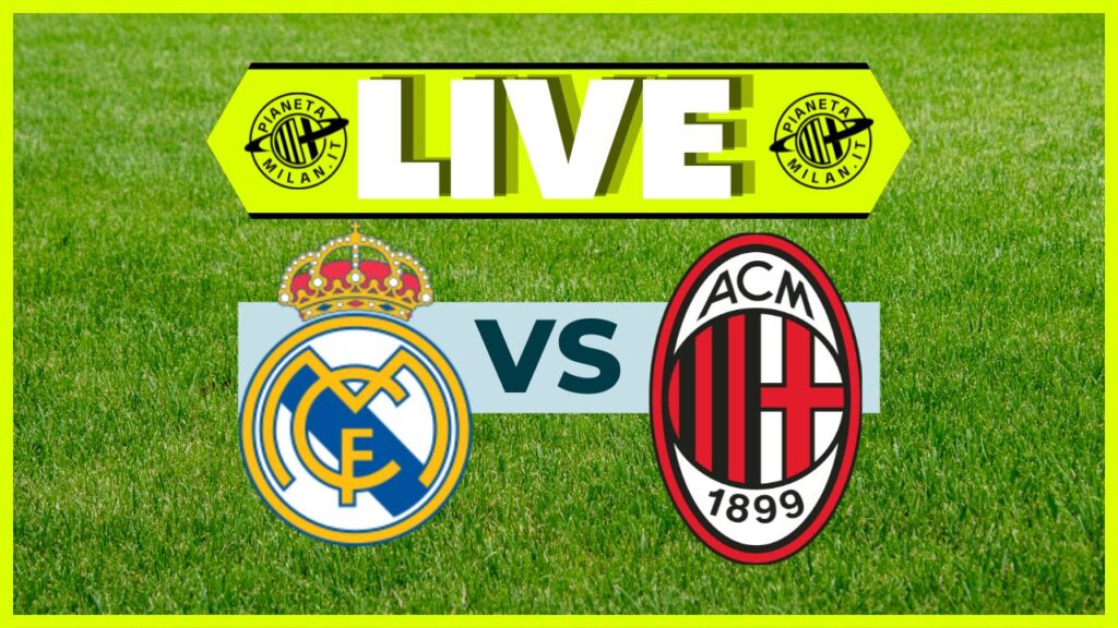 LIVE partita Real Madrid-Milan Champions League 2024-2025