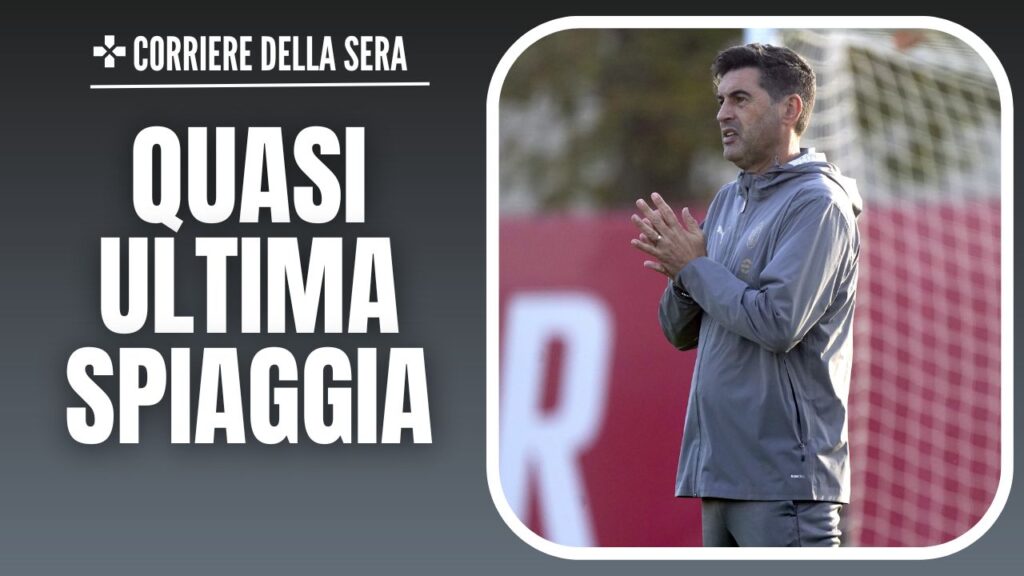 Paulo Fonseca AC Milan allenamento Milanello