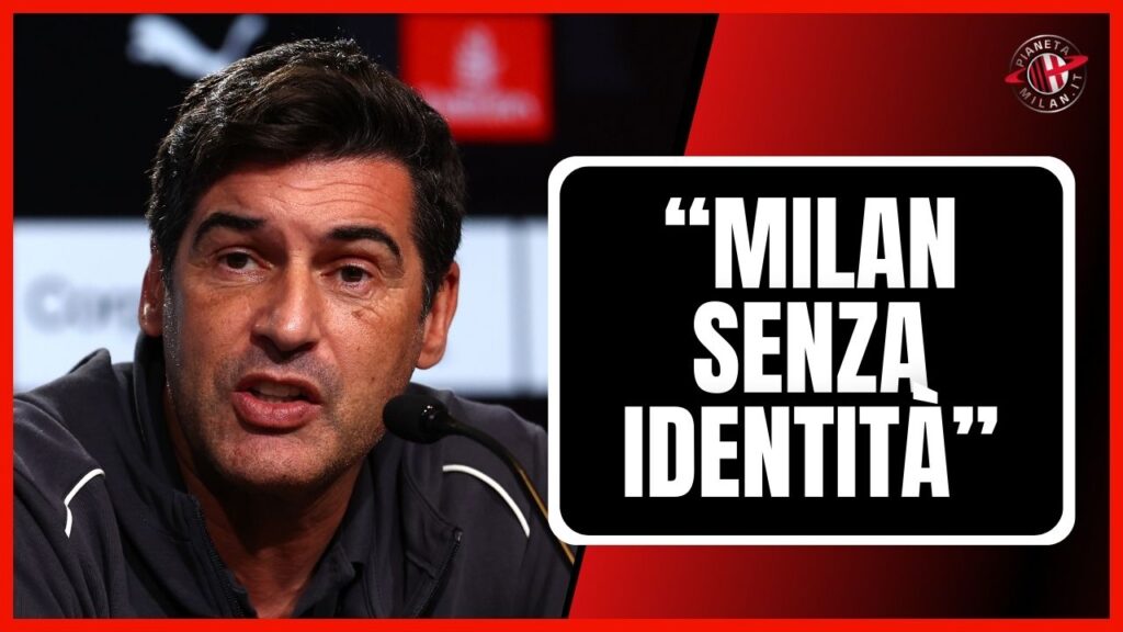 Paulo Fonseca AC Milan allenamento Milanello