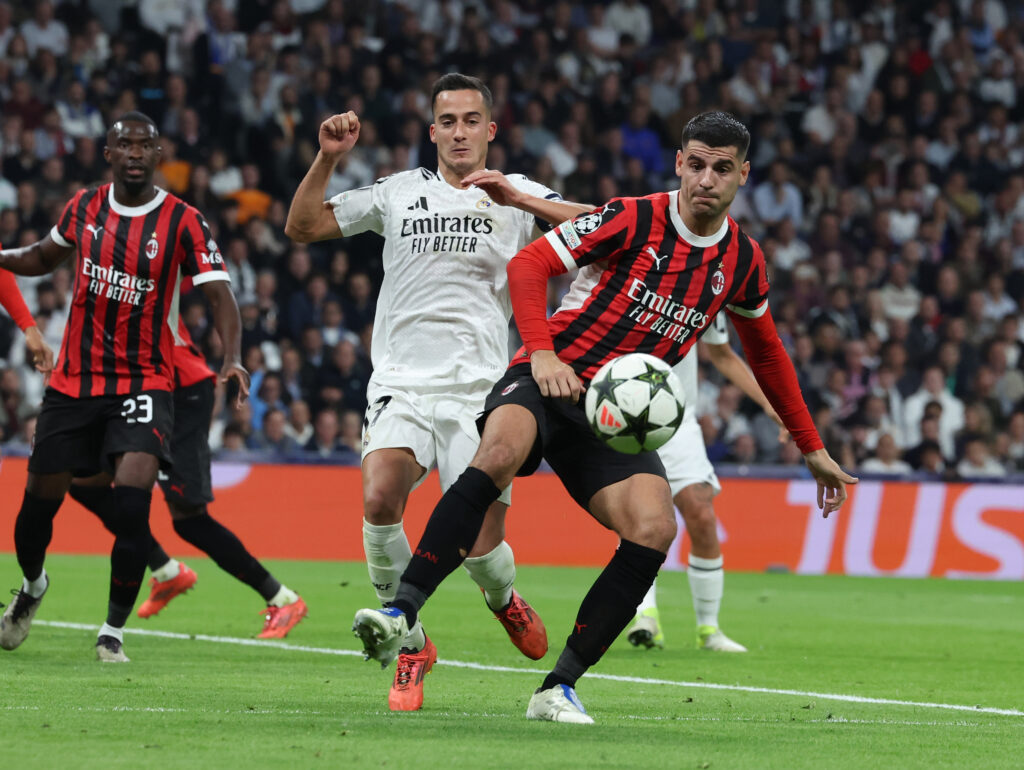 Lucas Vazquez Real Madrid-Milan 1-3 Champions League 2024-2025