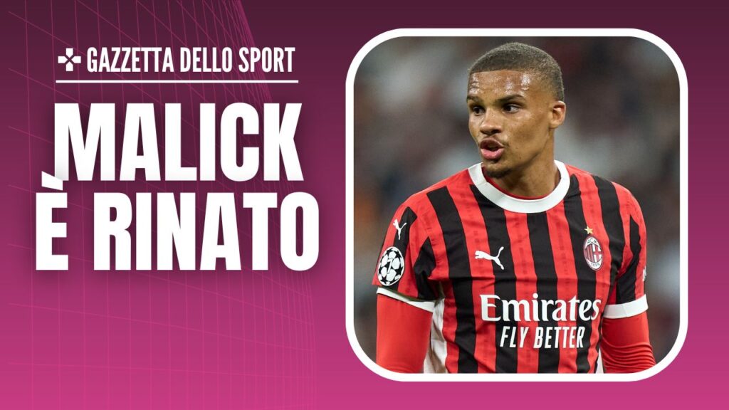 esultanza gol Malick Thiaw AC Milan Real Madrid-Milan 1-3 Champions League 2024-2025