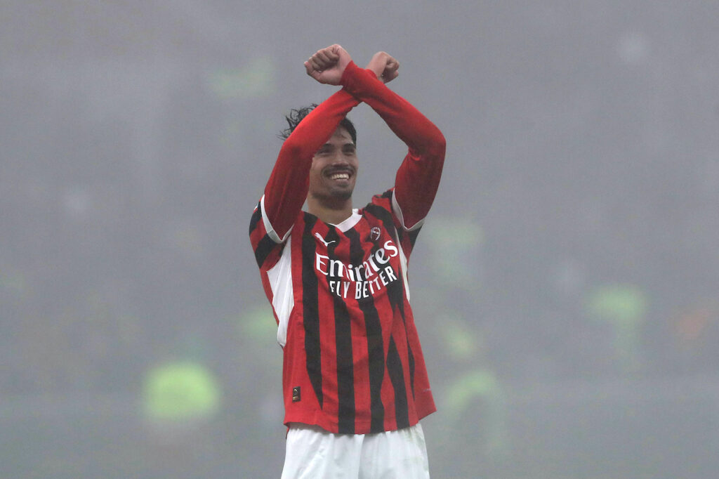 esultanza gol Tijjani Reijnders AC Milan Milan-Empoli 3-0 Serie A 2024-2025