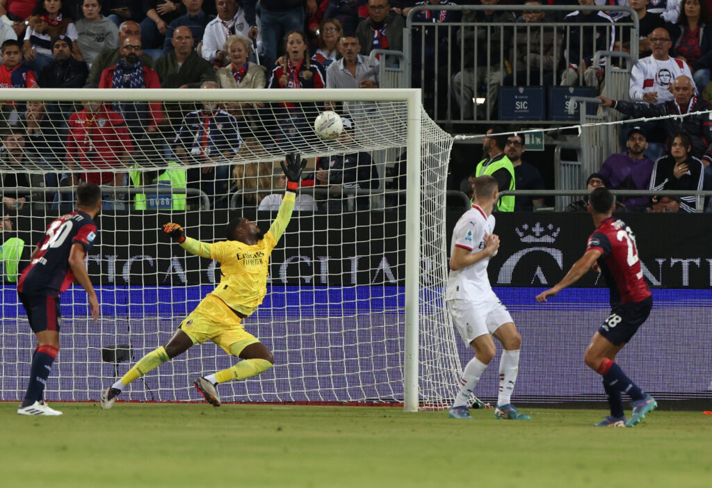 Mike Maignan AC Milan Cagliari-Milan 3-3 Serie A 2024-2025